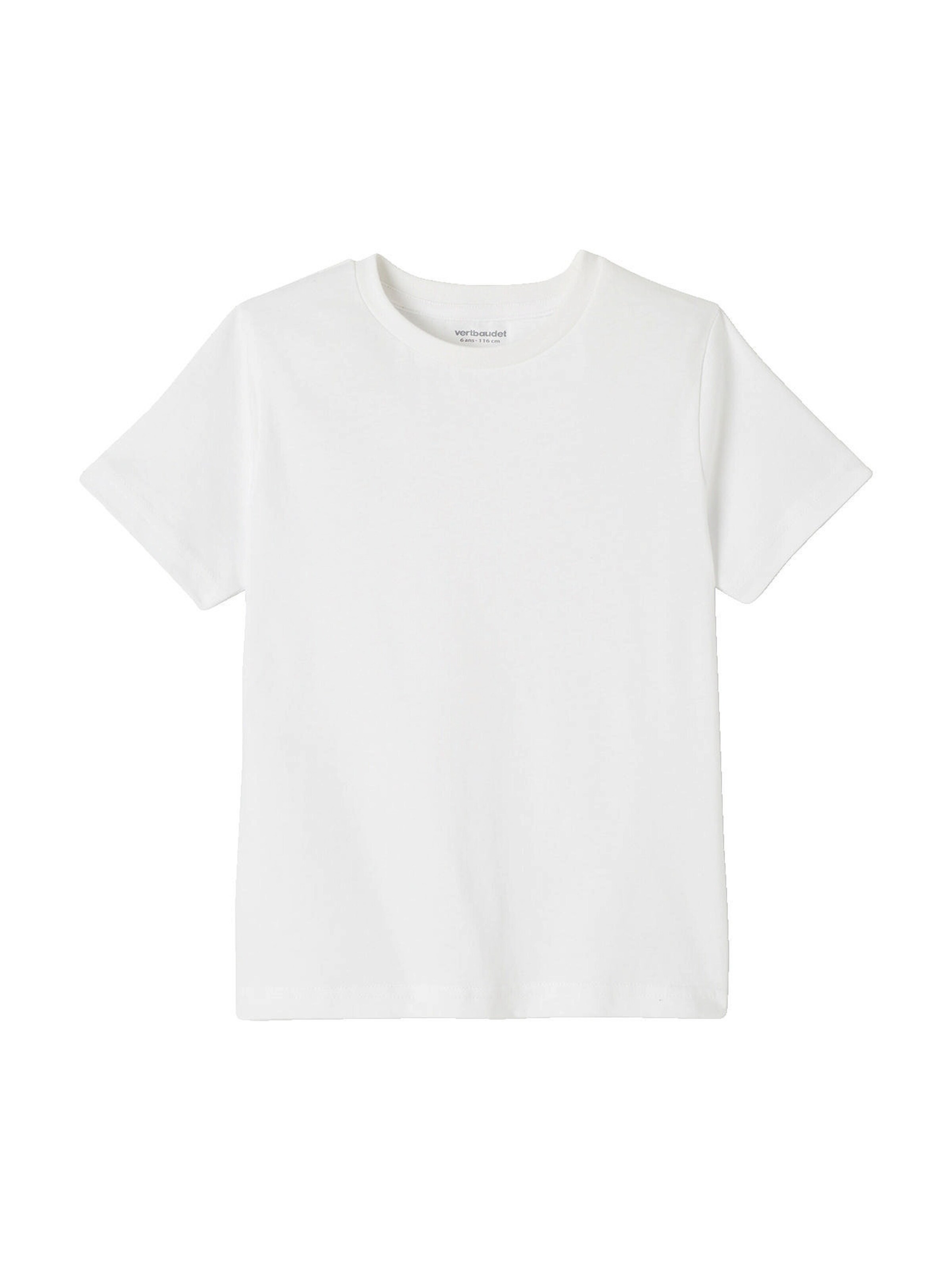 Vertbaudet Jungen T-Shirt BASIC weiß