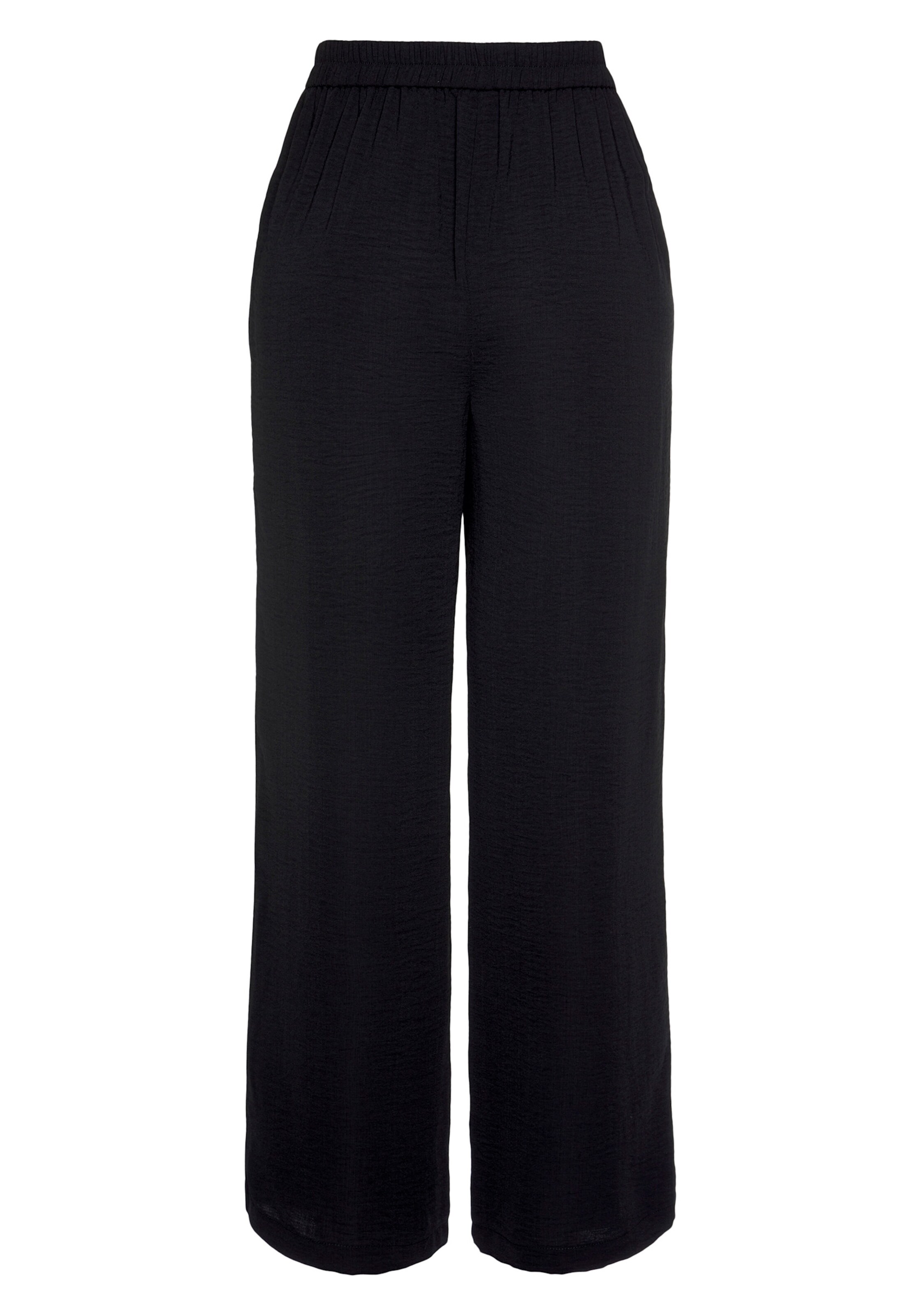 LASCANA Palazzohose in schwarz