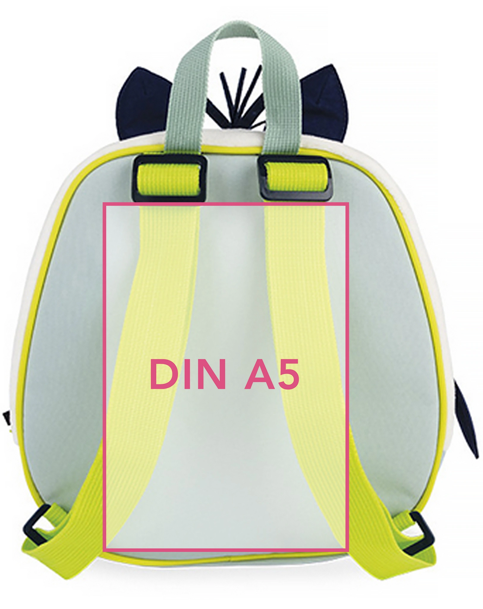 Rucksack VOYAGE – ZEBRA (26x25) in weiß