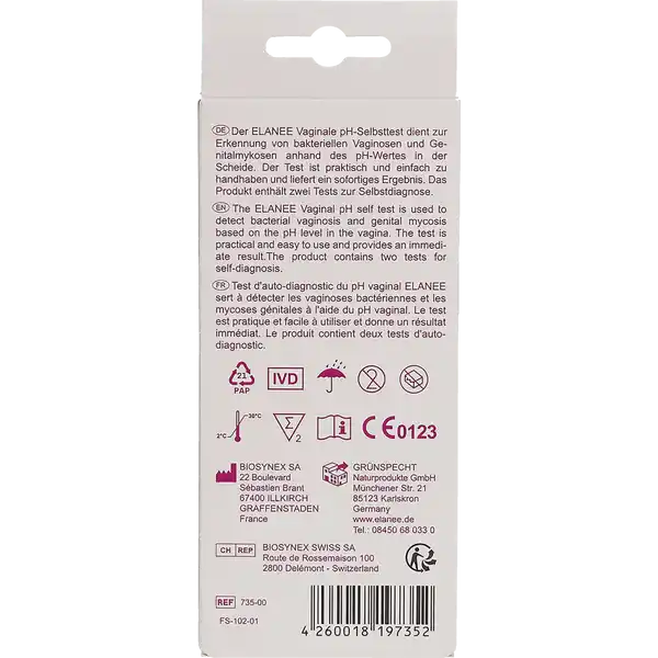 Vaginaler pH-Selbsttest