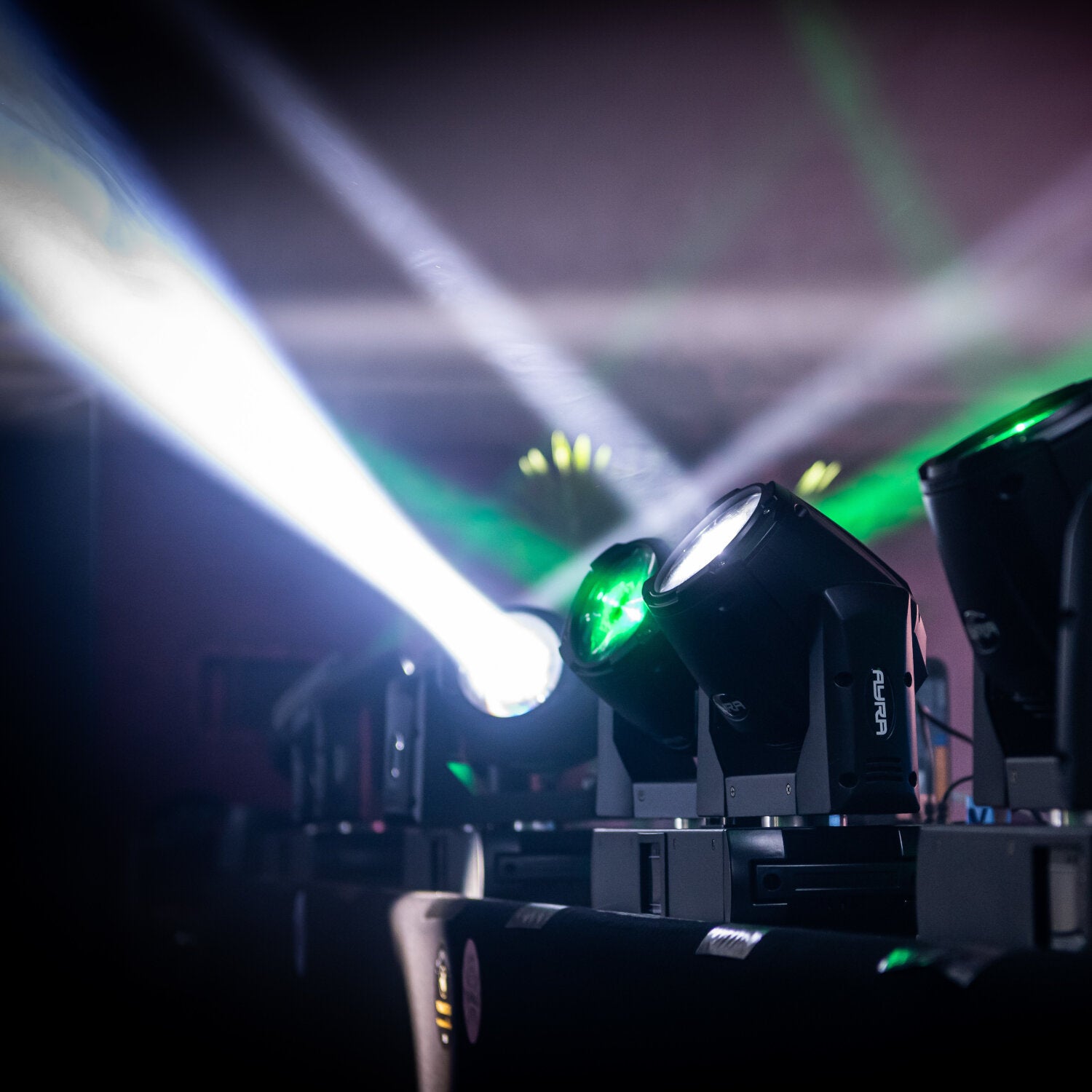 Ayra Vision Twins Beam LED movinghead set inclusief flightcase