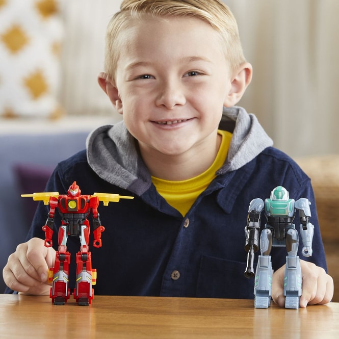 Transformers - Earth Spark - Cyber-Combiner - Terran Twitch und Robby Malto