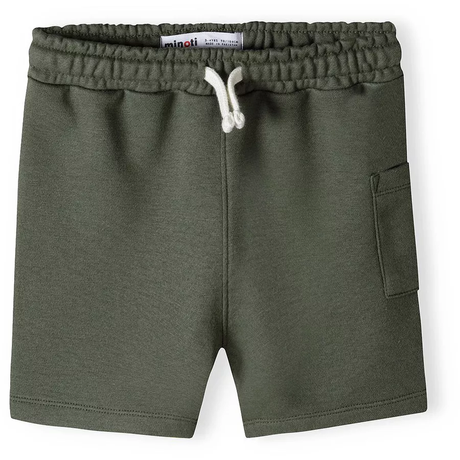 MINOTI T-Shirt und Shorts im Set KhakigrünWeiß