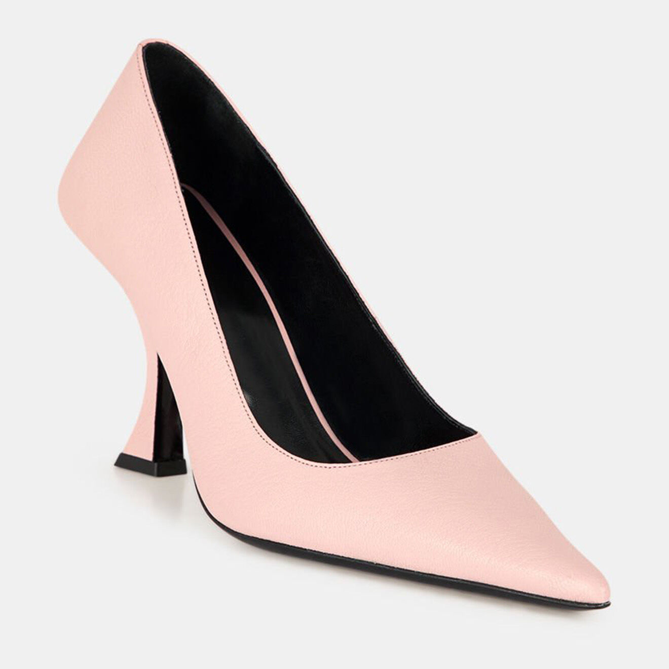 By Far Escarpins en Cuir Lina roses - Talon 9 cm