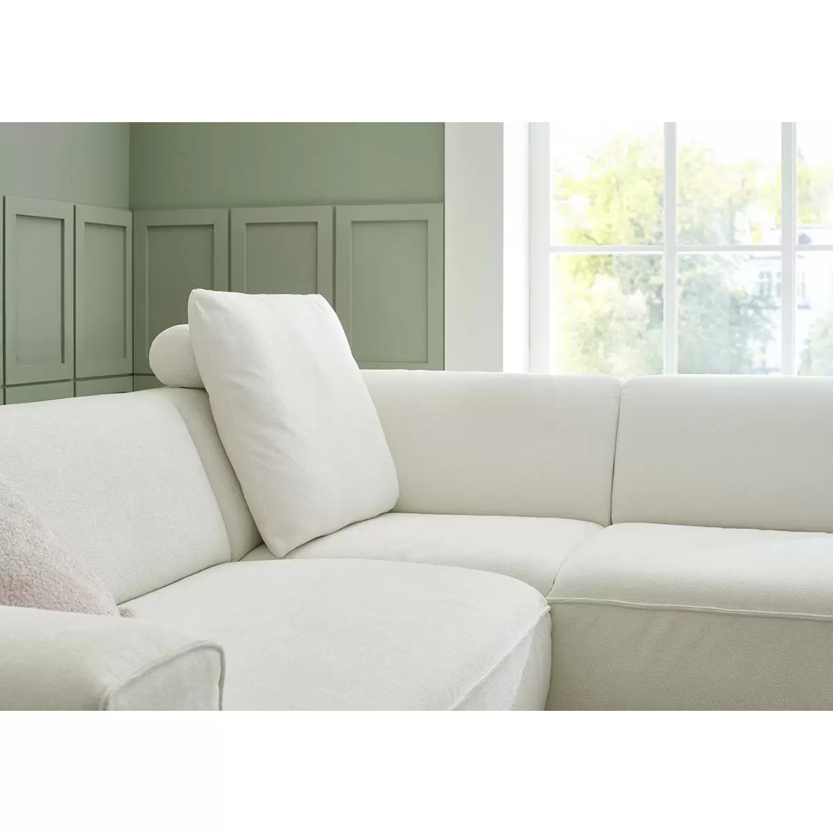 Ecksofa Sally weiss