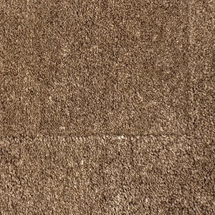 Rond vloerkleed - Isara Border Bruin