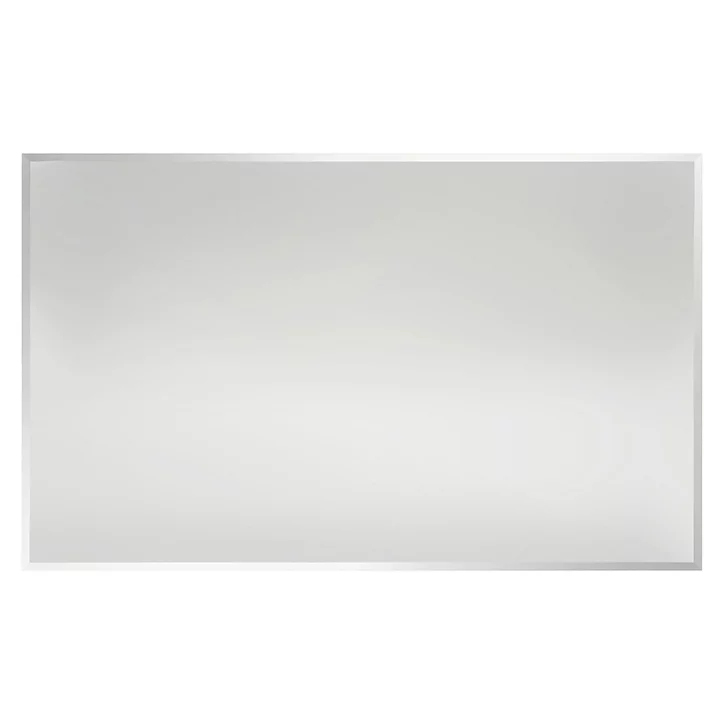 Miroir salle de bains rectangulaire 100X60 cm Wapta argent
