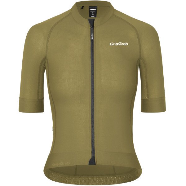 GripGrab PACR kortærmet cykeltrøje Olive Green dame