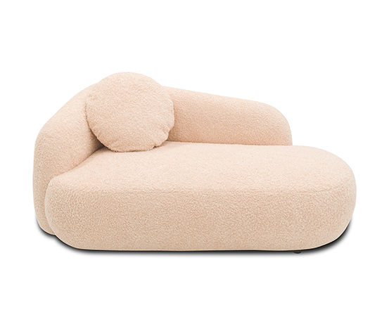 DOMO collection Recamiere »Lovund«, links, creme