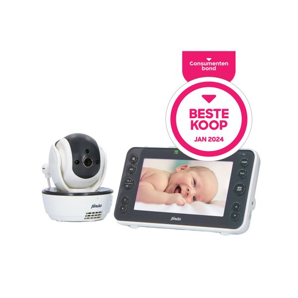 Alecto DVM200XL Babyfoon Wit / Antraciet