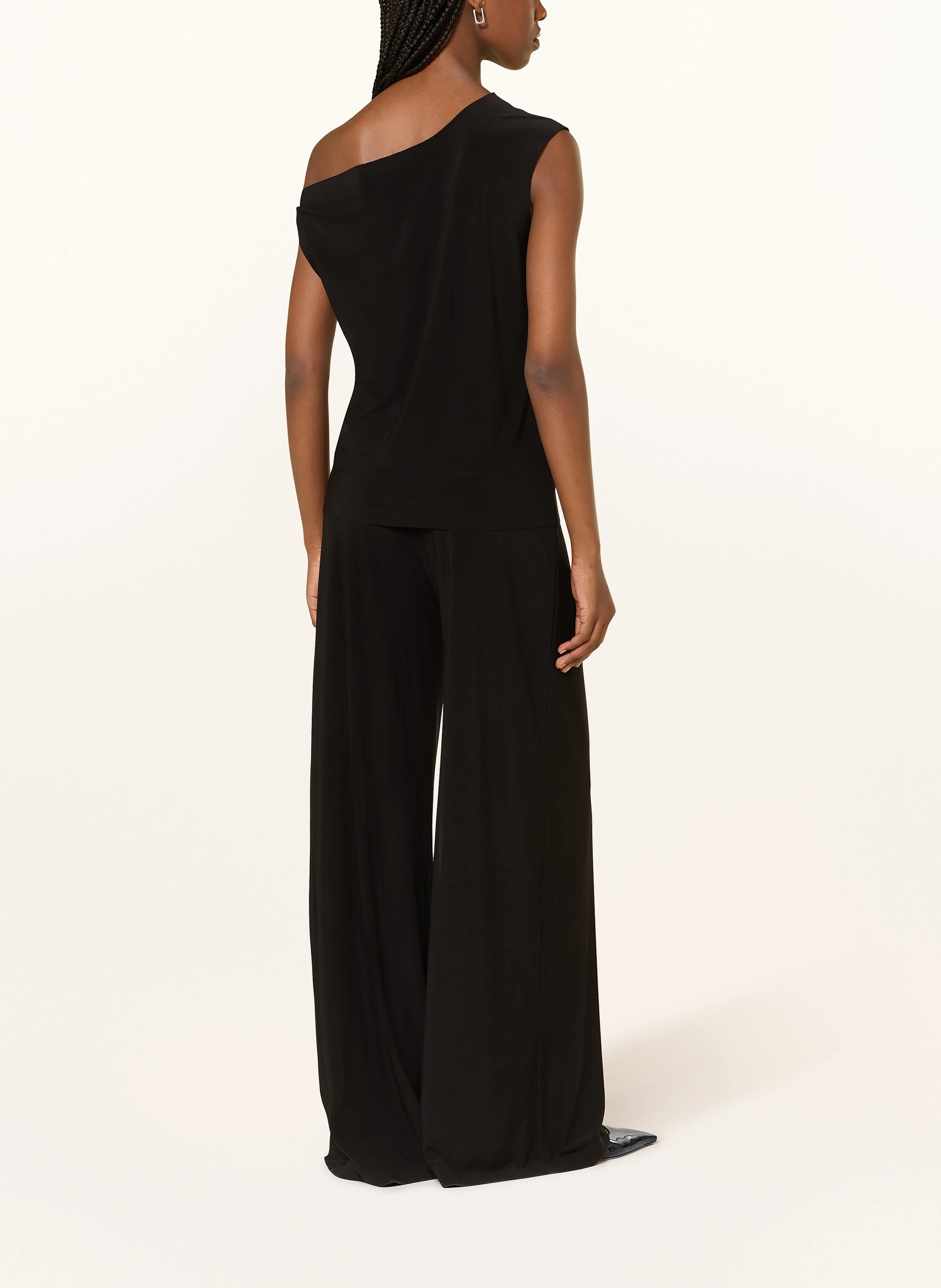 NORMA KAMALI Marlenehose aus Jersey