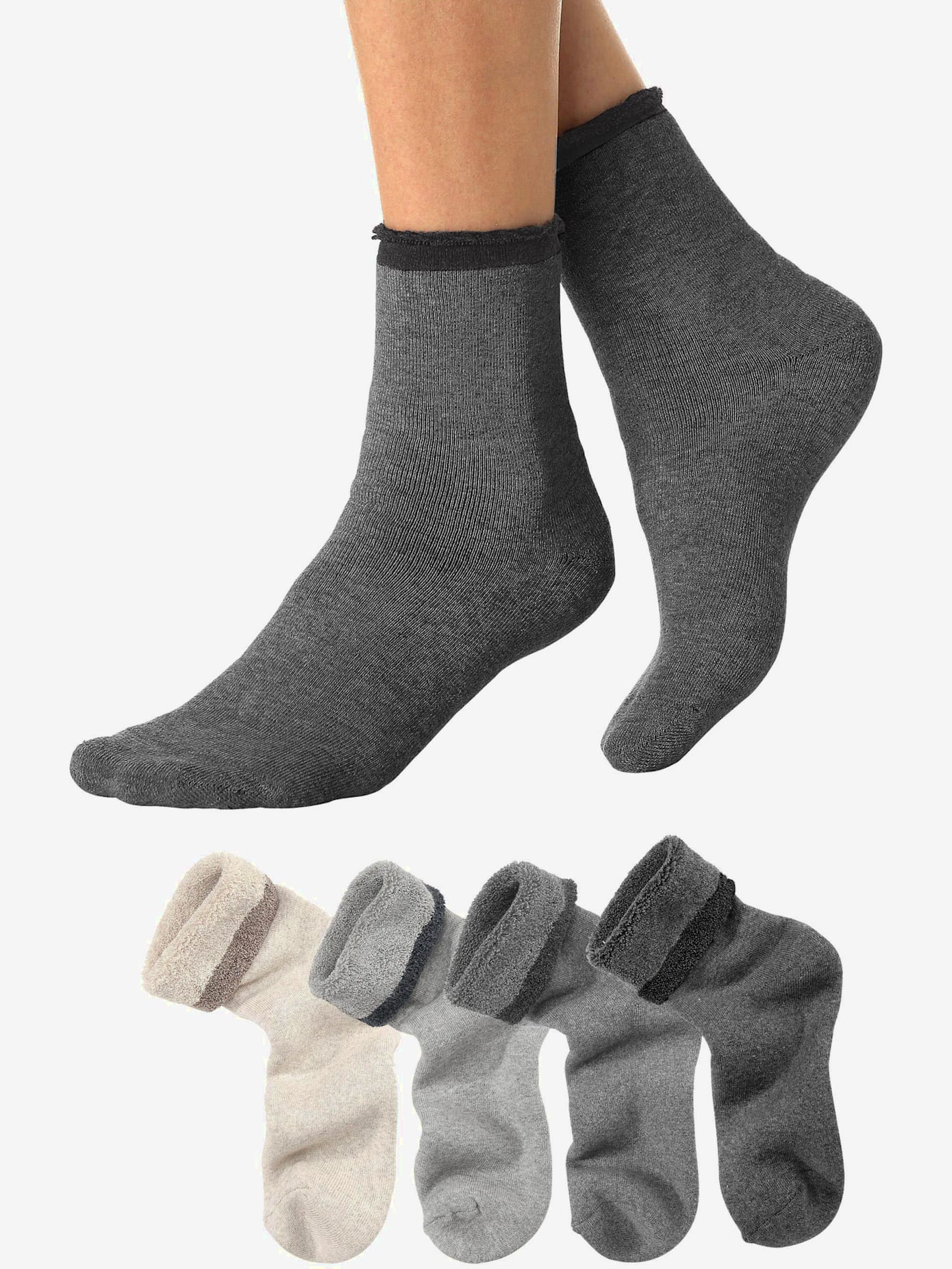 Chaussettes d'intérieur socquettes chaudes et moelleuses