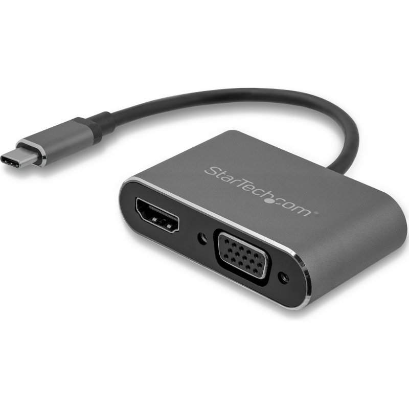 StarTech.com Adaptateur multiport AV numérique USB-C - VGA et HDMI