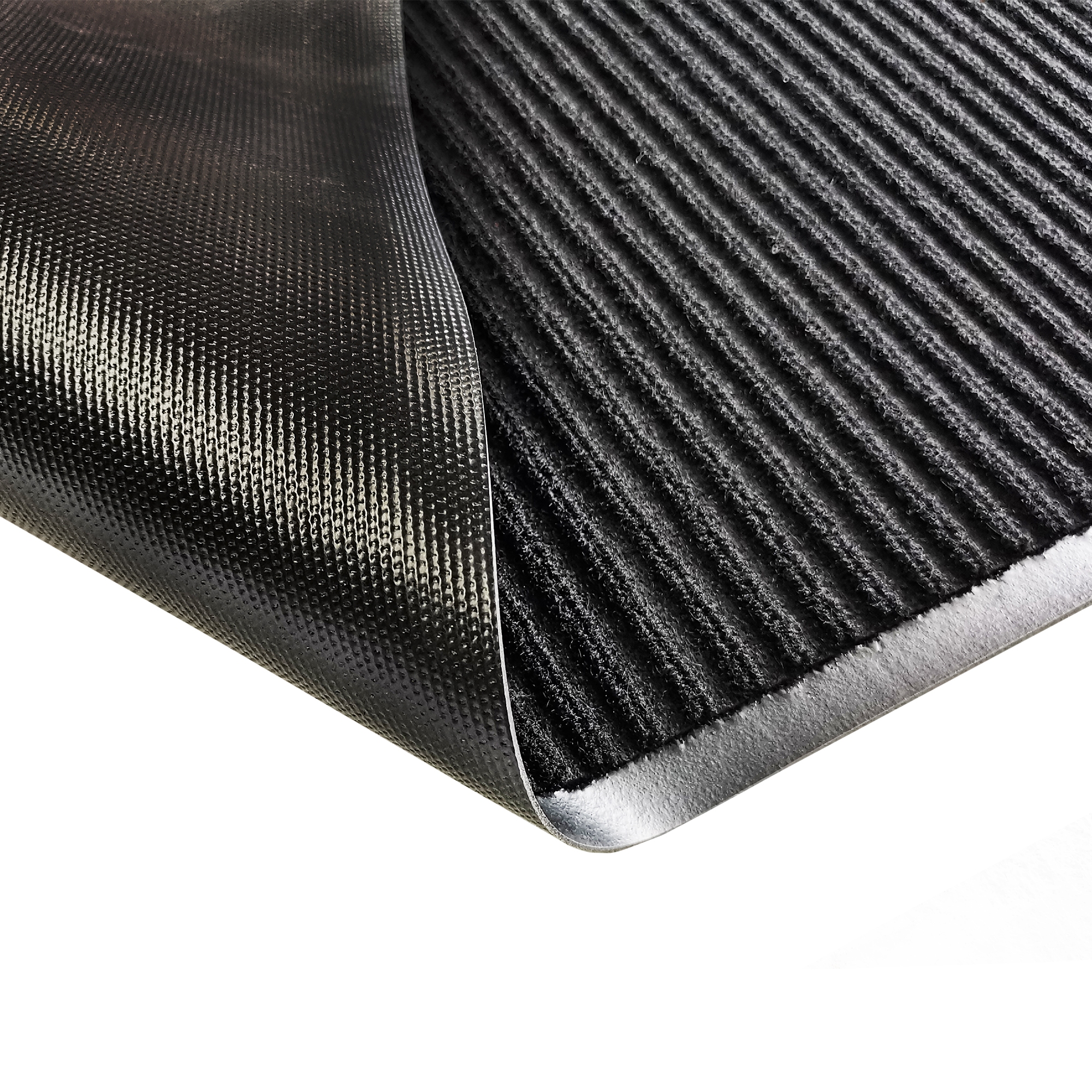 Fussmatte 150 x 90 cm schwarz