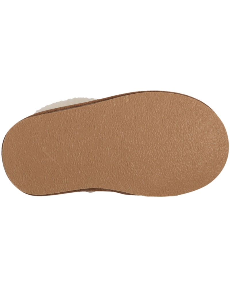 Zigzag - Elian Kids Warm Slipper - cognac