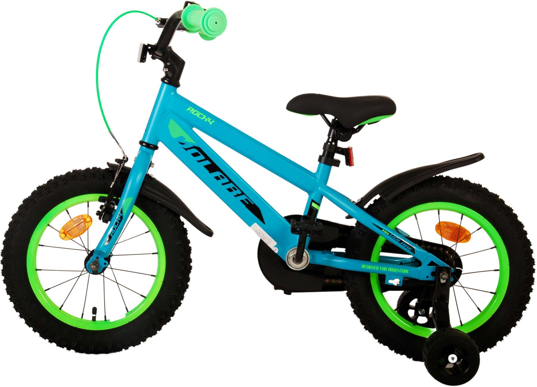 TPFSports Rocky Kinderfahrrad - Jungen - 14 Zoll - Rücktritt + Handbremse - Rot