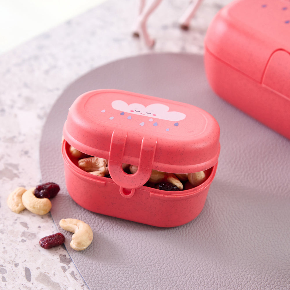 Køb Koziol Organic Coral Red Snackbox Pascal Mini Dreams