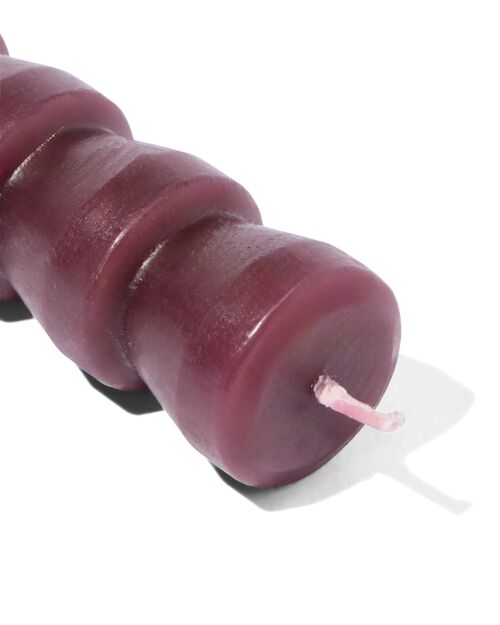 bougie domestique longue Ø 2x25 diabolo rouge foncé