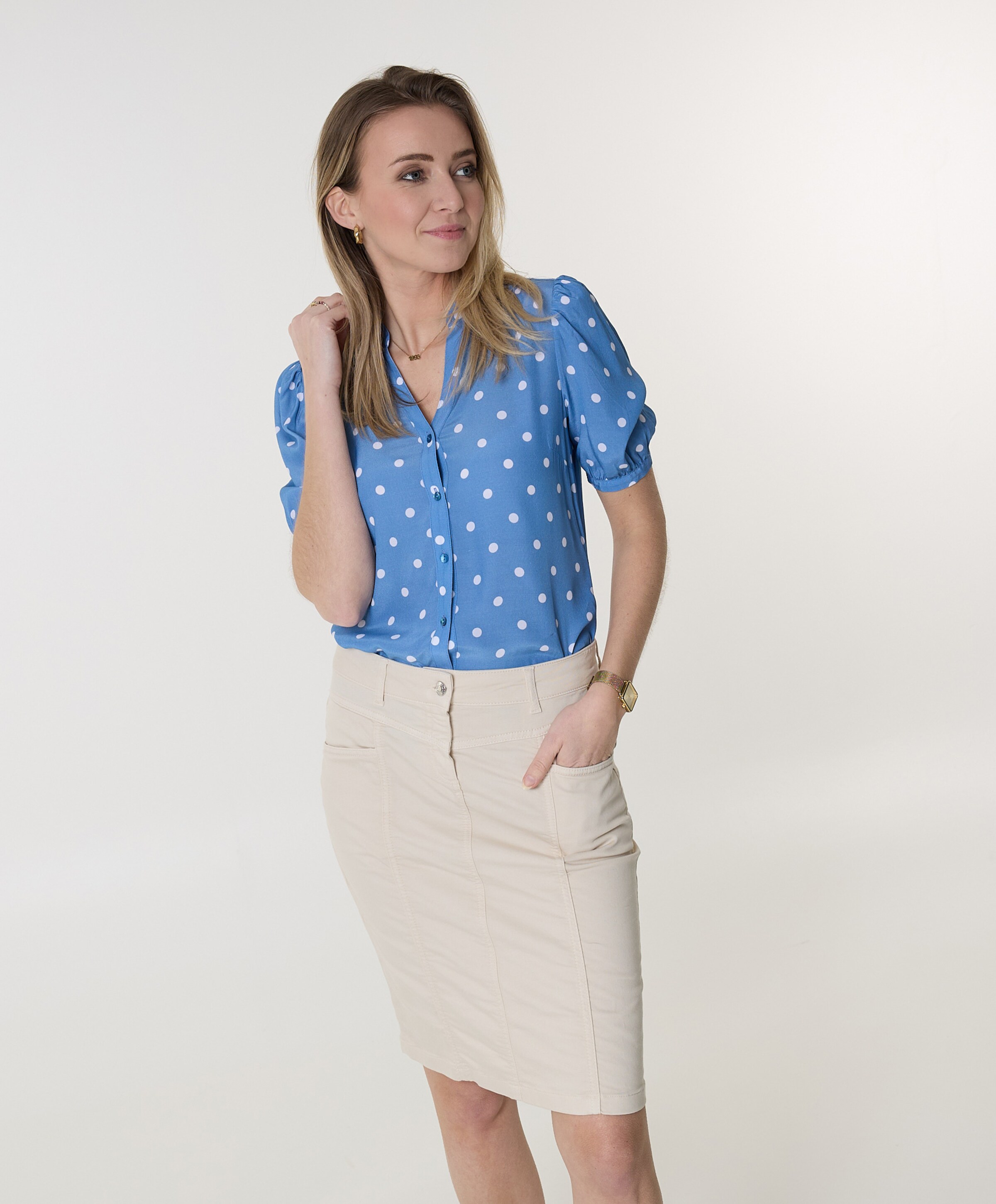 HV Society Dames rok beige