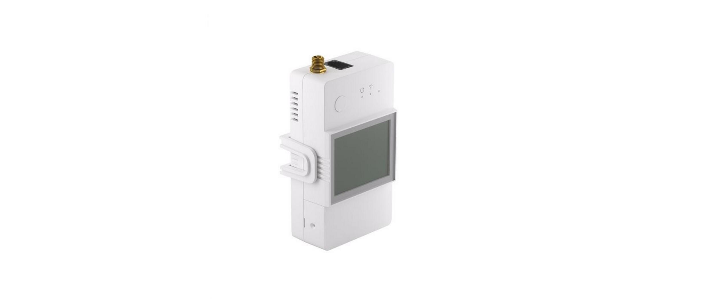 WLAN-Schaltaktor POWCT 230 V 100 AIntelligentes Power Meter Modul mit Display