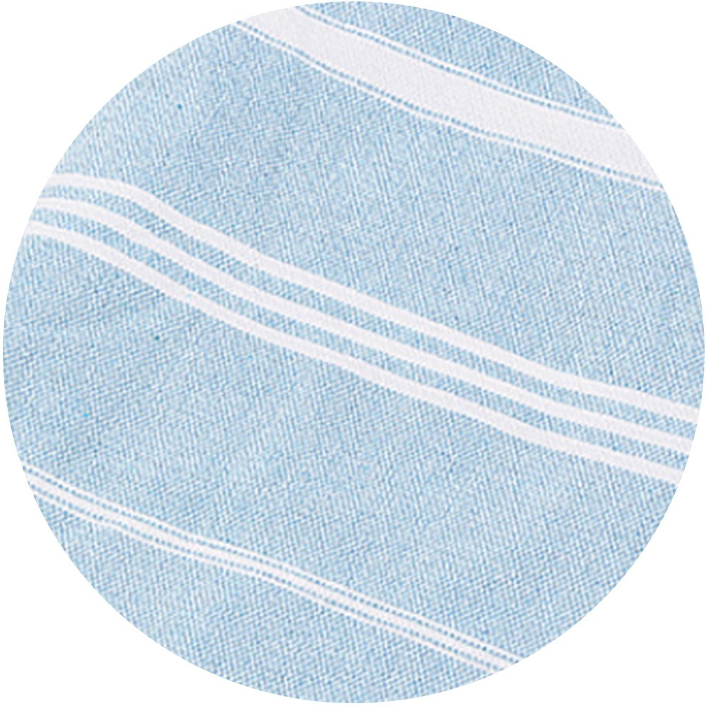 (100x75cm) Baumwoll Bademantel Beach Tuch Pestemal Poncho Umziehhilfe - Blau