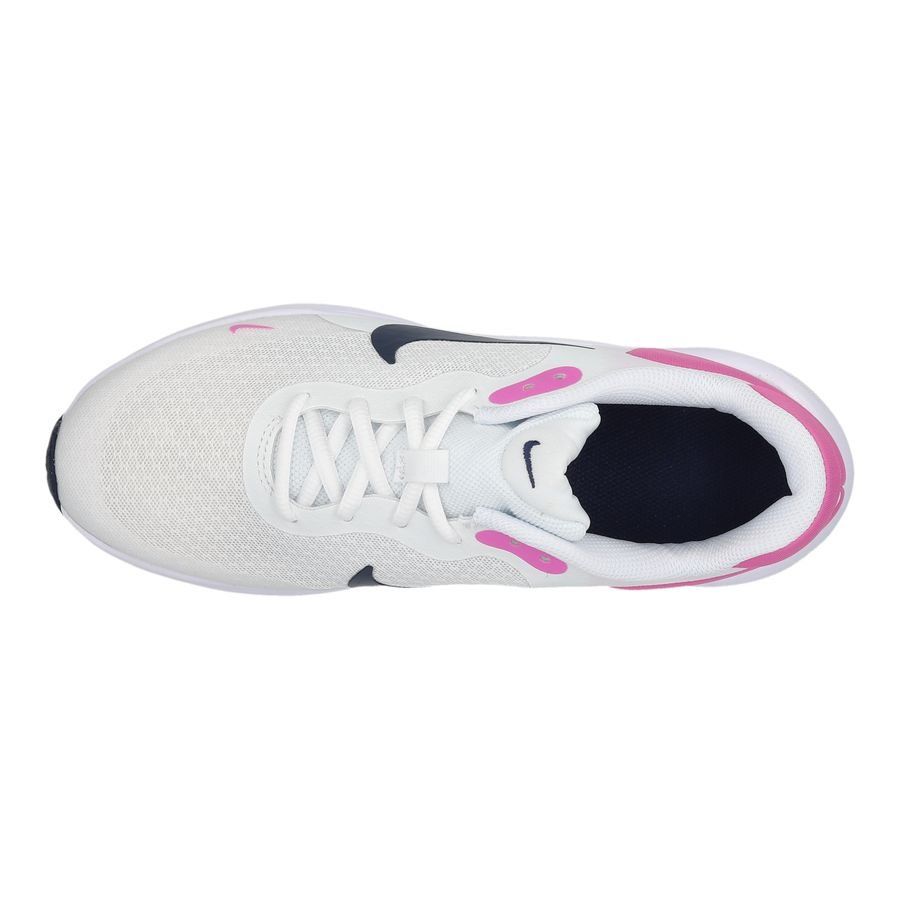 Nike Chaussures de Running Revolution 7 - Blanc/Bleu Marine/Rose Enfant