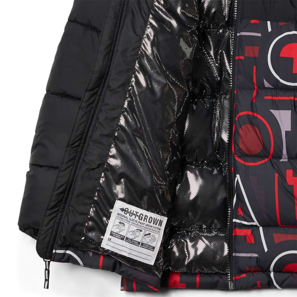 Doudoune ski COLUMBIA Y PIKE LAKE HDD JKT BLACK RED MULT