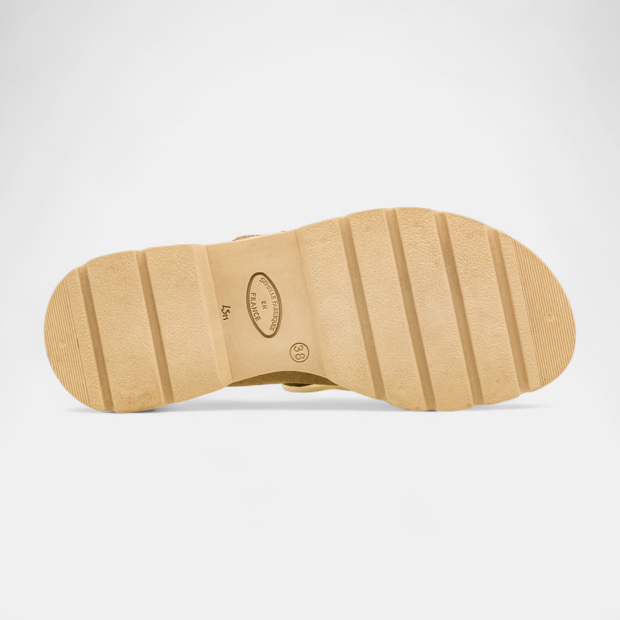 Mules Femme en cuir beige