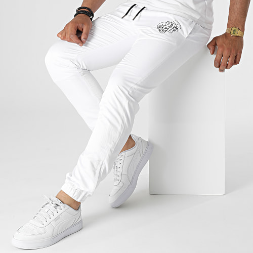 Pantalon Jogging Diamant UTCB Blanc Noir