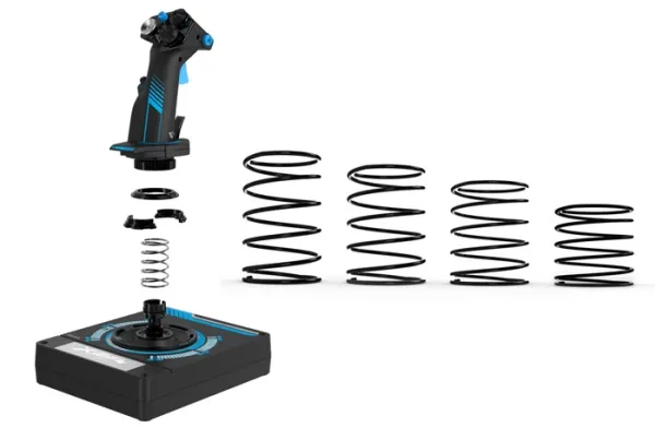 LOGITECH G Saitek Pro Flight X56 Rhino - Joystick og speeder - kabling - for PC
