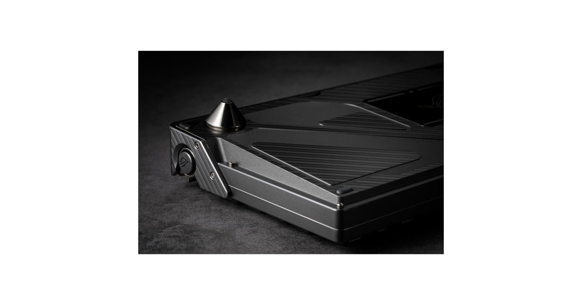 ASUSROG Azoth Extreme, gaming toetsenbord  (Zwart, US lay-out, ROG NX Snow, RGB leds, 75%, Hot-swappable, PBT Double-shot, Bluetooth / 2.4GHz / USB 2.0)