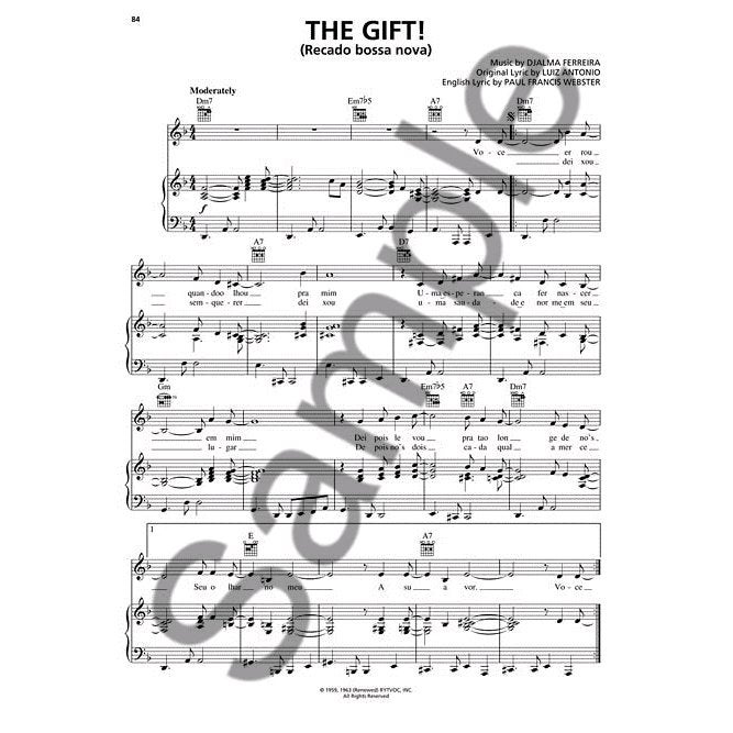 Hal Leonard - The Bossa Nova Songbook (PVG)