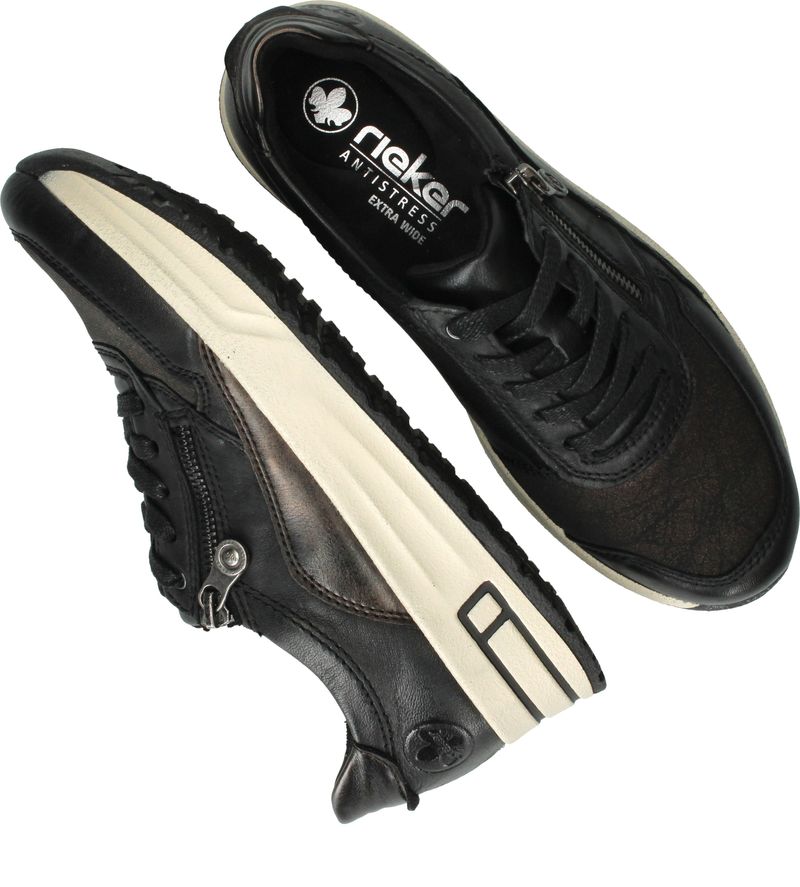 Rieker Sneakers Zwart Dames