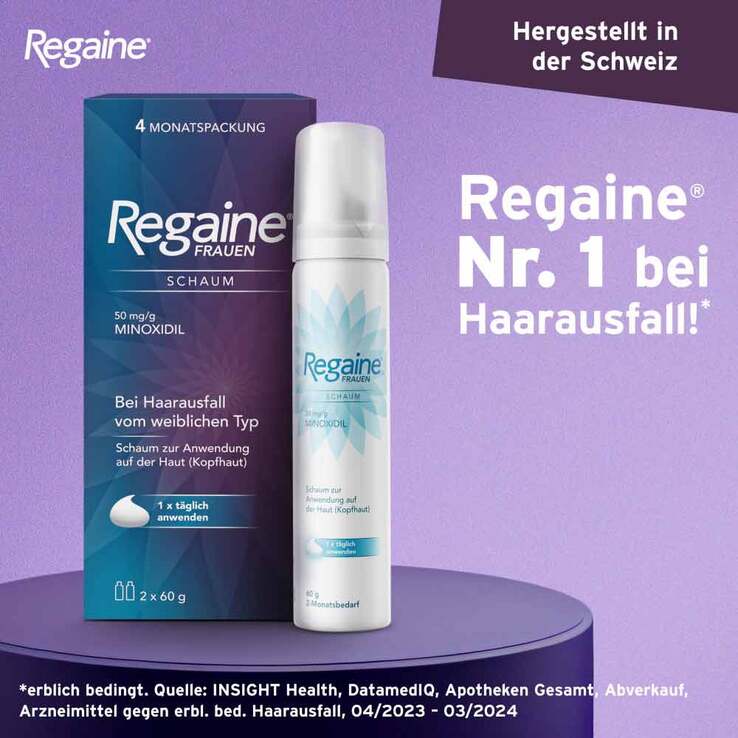 Regaine Frauen Schaum 50 mg/g , 2x2x60 g