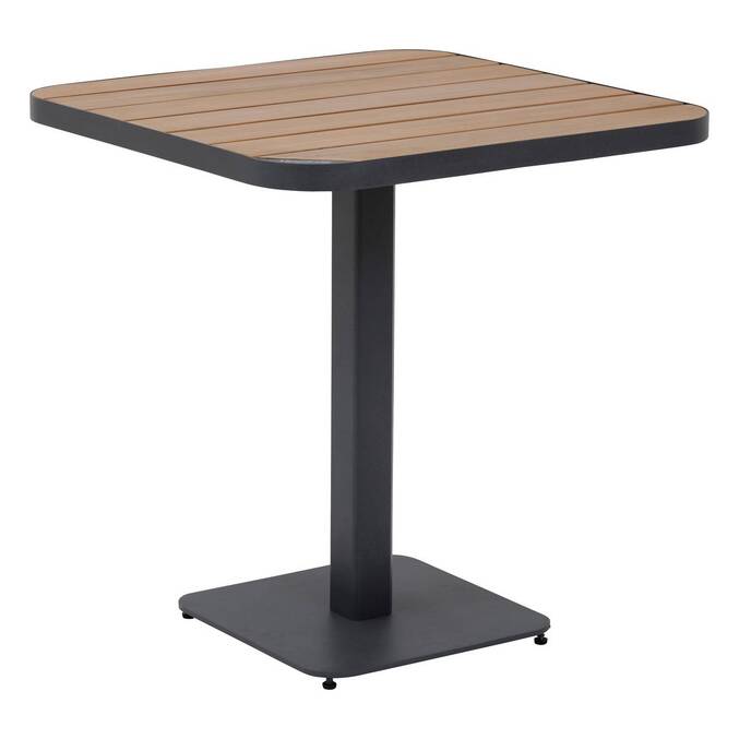 Table de jardin bistro TYLA Acacia & Graphite