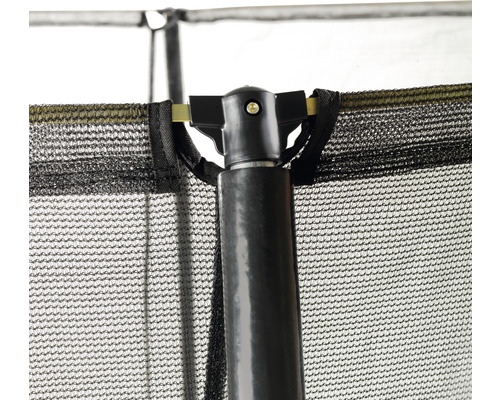 EXIT Silhouette trampoline met veiligheidsnet Ø 305 cm zwart