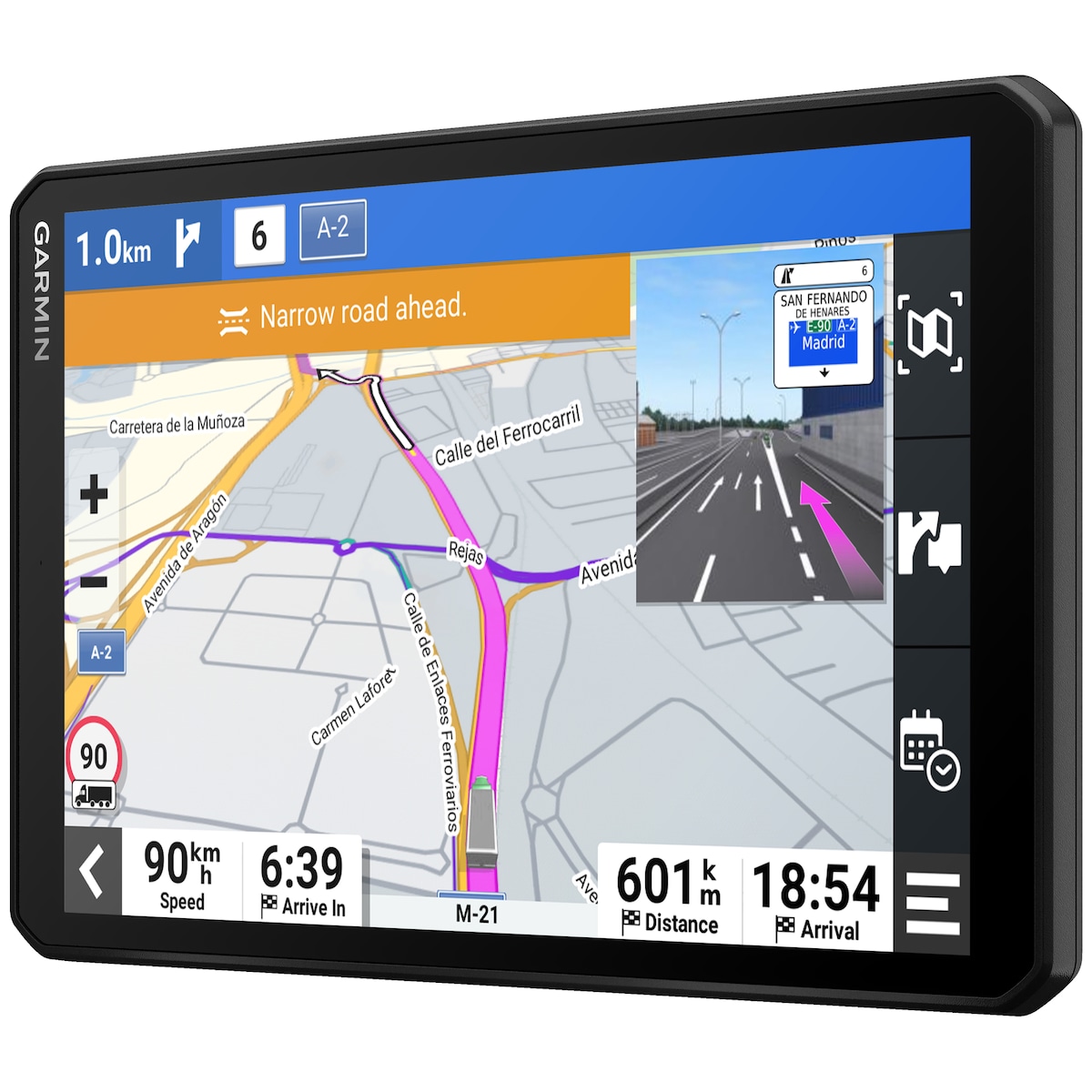 Garmin dēzl LGV810 GPS for lastebiler
