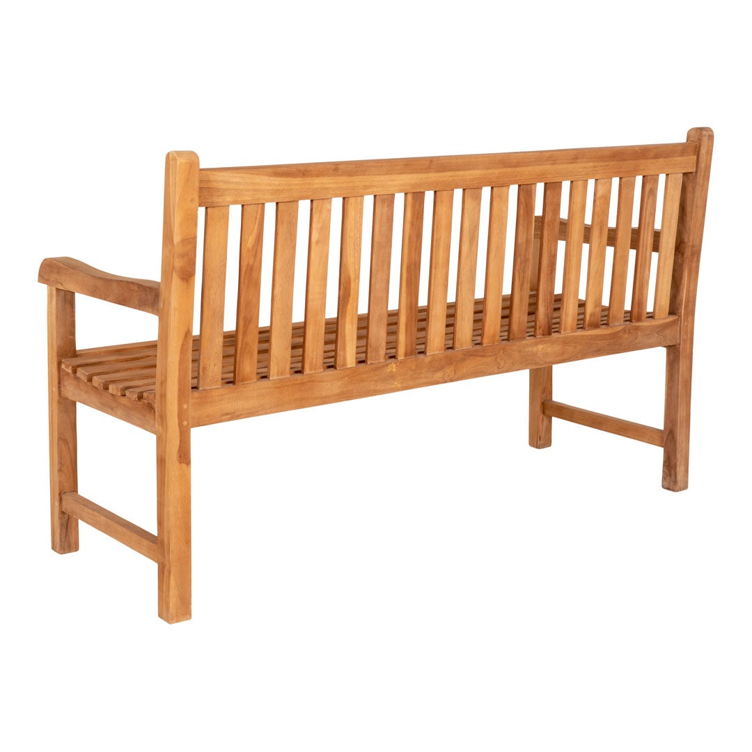 Cabo tuinbank, 150 cm breed, natuurlijke afwerking. 150 x 54 x 92 cm