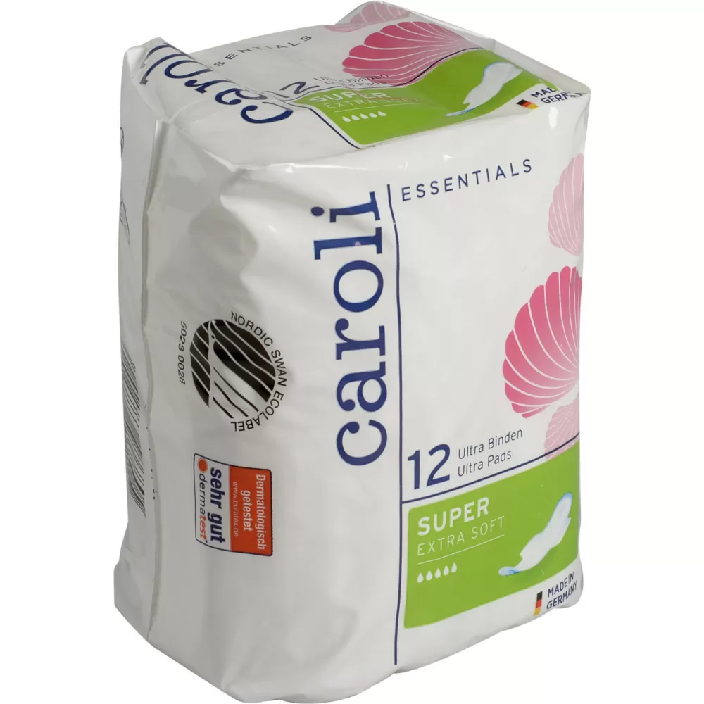 Caroli hygiejnebind Super - 12 stk.