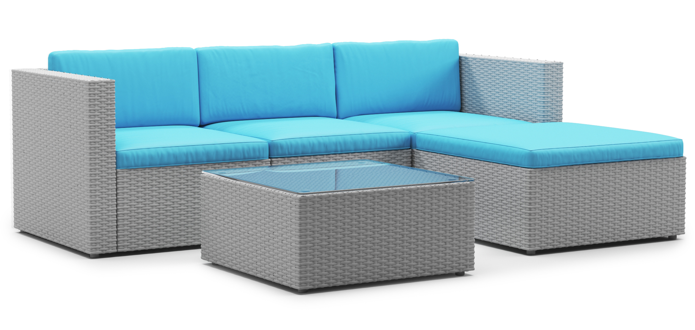 Ersatzkissen Lounge Malibu türkis