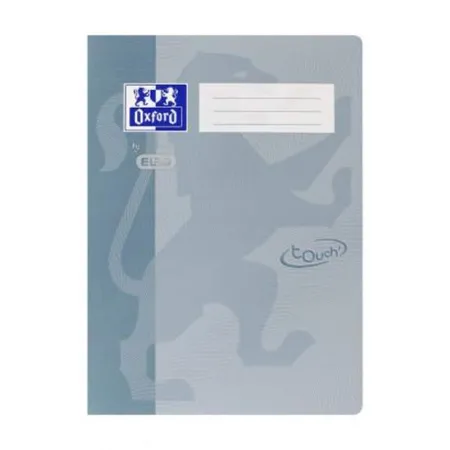 Oxford by ELBA Touch Schnellhefter, DIN A4, abgerundete Ecken, Abheftmechanik aus Metall weiß, grau