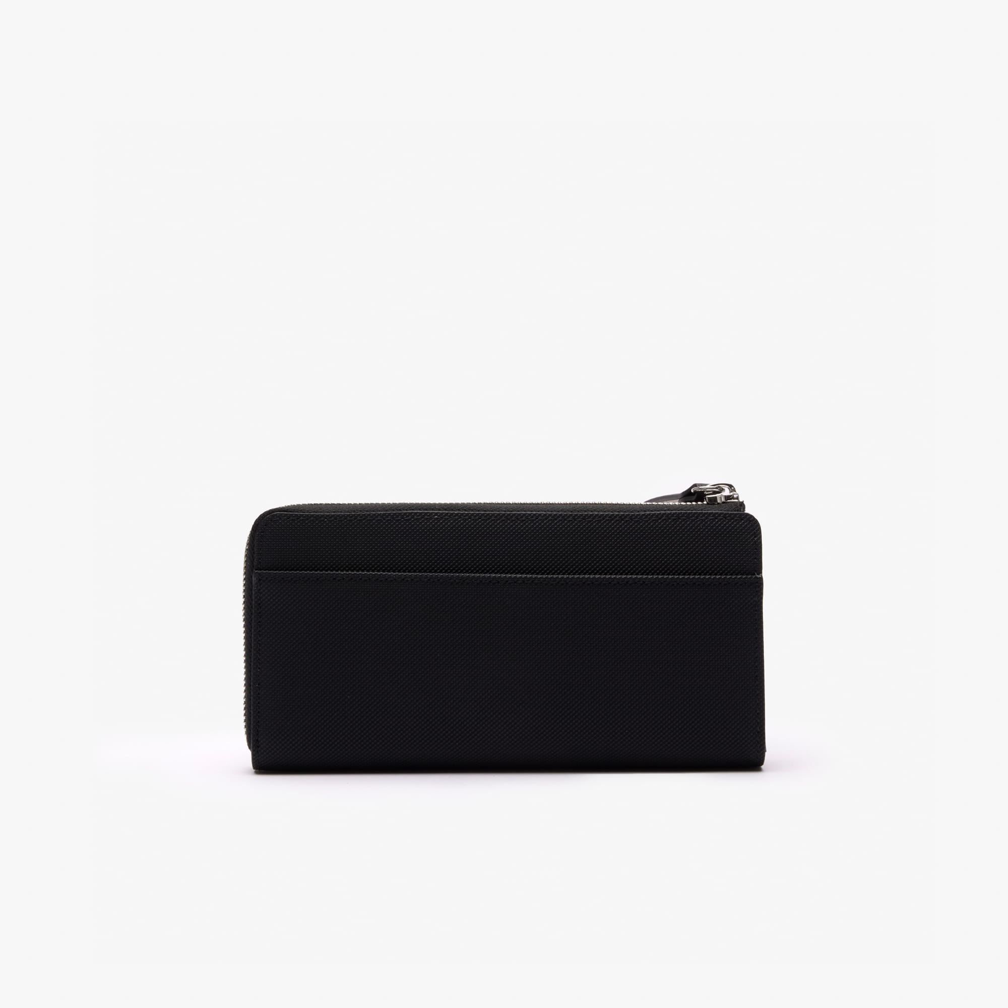 Portefeuille zip Daily Lifestyle en toile enduite Portefeuilles & Petite Maroquinerie - Noir - Lacoste - Femme