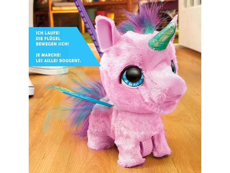 furReal Funktionsplüsch FurReal Fly-A-Lots Alicorn Interaktives Spielzeug mit flatternden Flügeln