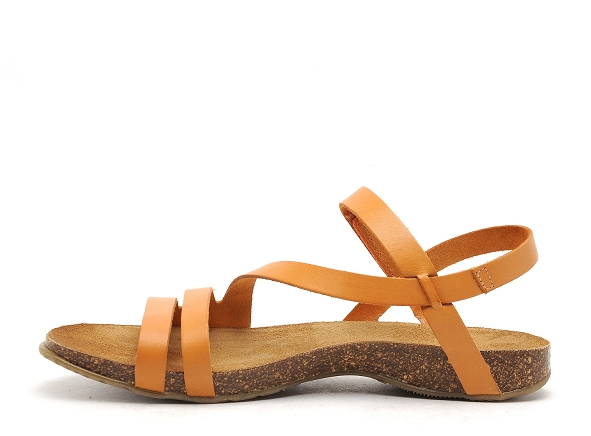Spike nu pieds plats femme 143 orange