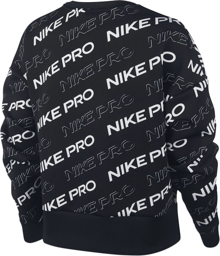 Nike Pro Fleece Trøje Sort
