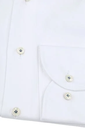 Profuomo Twill Overhemd Wit PPWH10014A-2 kopen