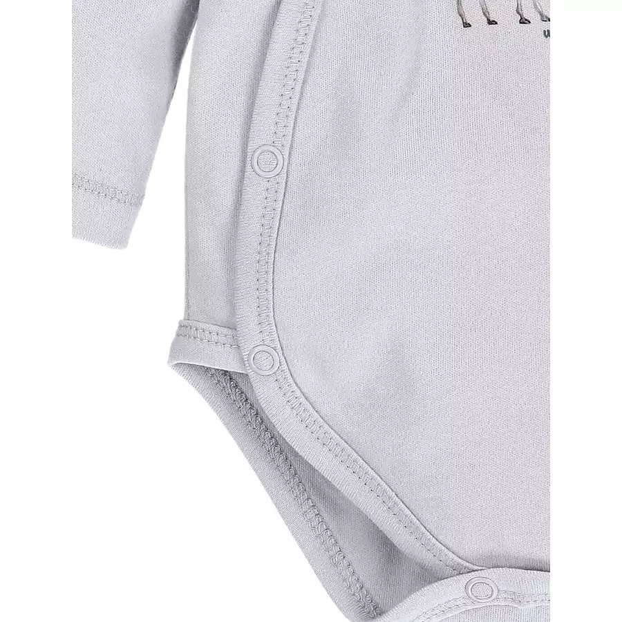 Nini Body Langarm Herbst, Winter grau