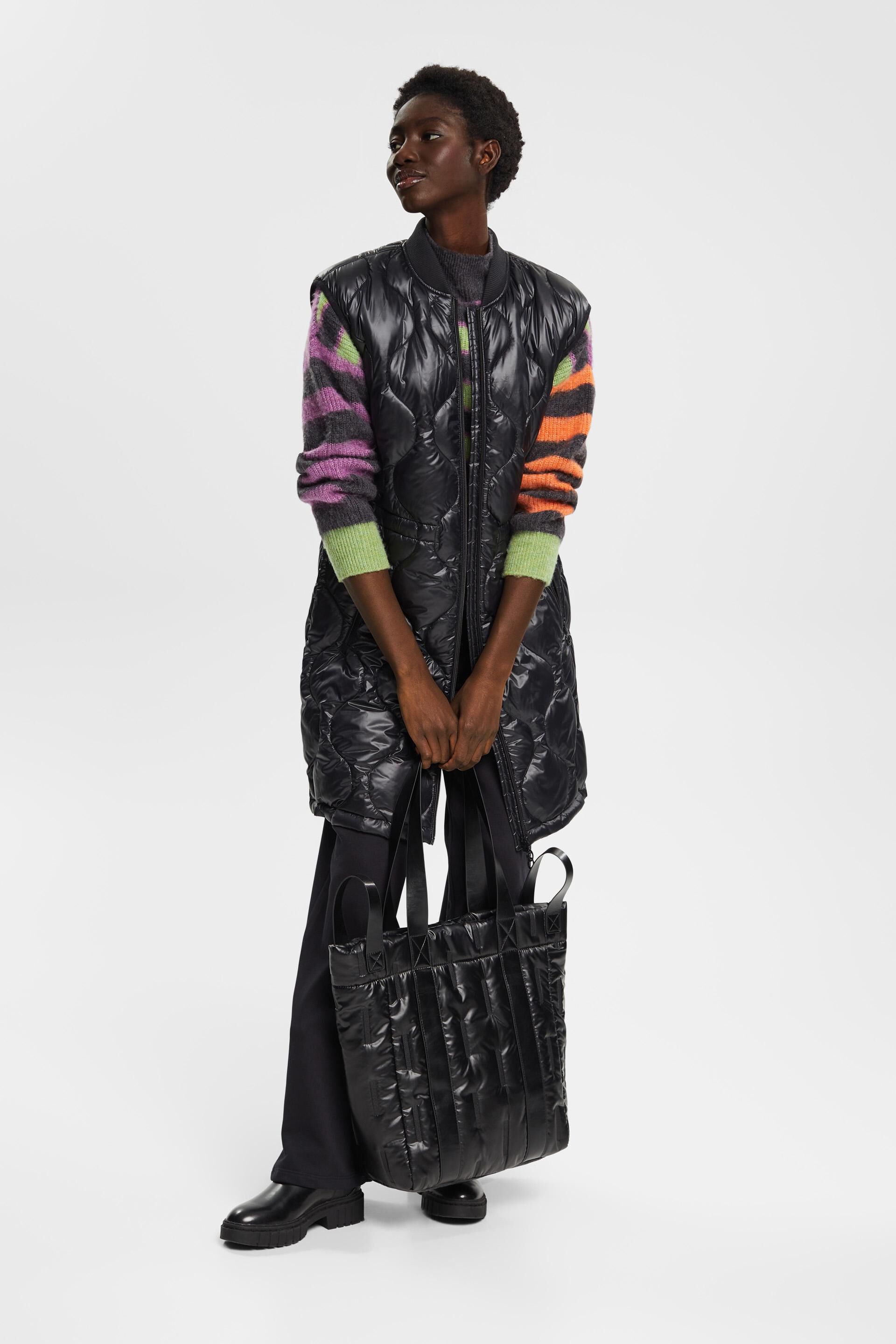 Long gilet matelassé