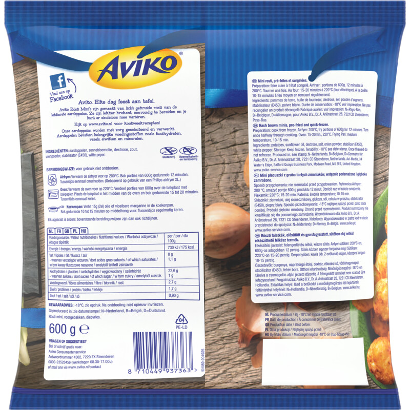 Aviko Rösti mini