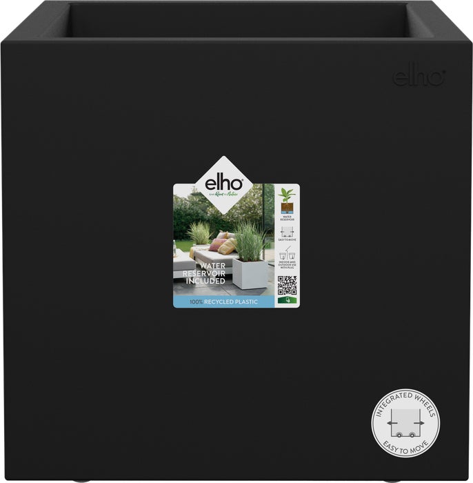 Elho plantenbak Vivo Next zwart 39 x 40 x 37,9 cm